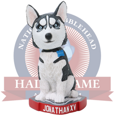 Jonathan XV Connecticut Huskies Live Husky Bobblehead (ONLINE ORDER ONLY)