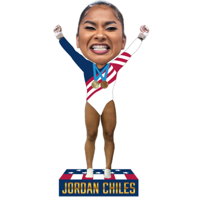 Jordan Chiles Bobblehead (Presale) (ONLINE ORDER ONLY)