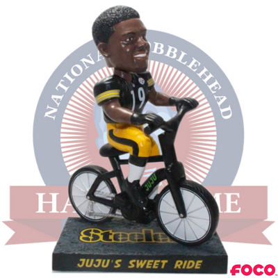 JuJu Smith-Schuster Pittsburgh Steelers Bike Bobblehead (ONLINE ORDER ONLY)