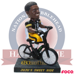 JuJu Smith-Schuster Pittsburgh Steelers Bike Bobblehead (ONLINE ORDER ONLY)