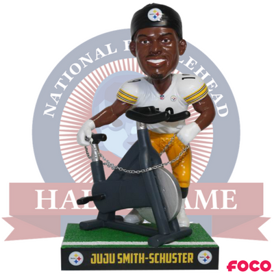 JuJu Smith-Schuster Pittsburgh Steelers Bike Celebration Bobblehead (ONLINE ORDER ONLY)