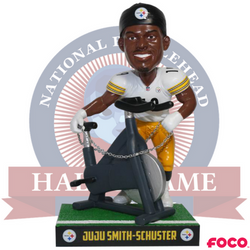 JuJu Smith-Schuster Pittsburgh Steelers Bike Celebration Bobblehead (ONLINE ORDER ONLY)