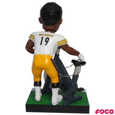 JuJu Smith-Schuster Pittsburgh Steelers Bike Celebration Bobblehead (ONLINE ORDER ONLY)