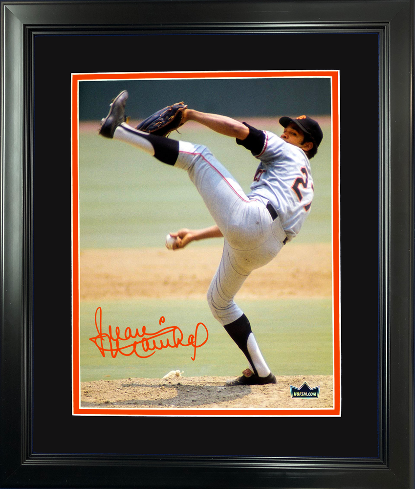 Framed Juan Marichal San Francisco Giants Facsimile Laser Engraved Signature Auto 11"x14" Baseball Photo HOFSM Holo (ONLINE ORDER ONLY)