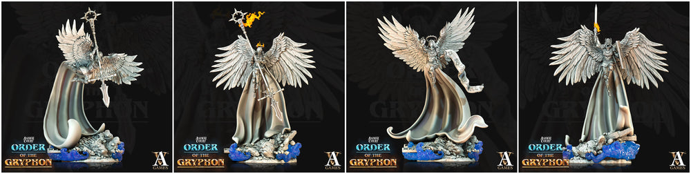 3D Printed Archvillain Games Astral Court Order of the Gryphon - Judgement Devas 28mm 32mm D&D (Online Only)