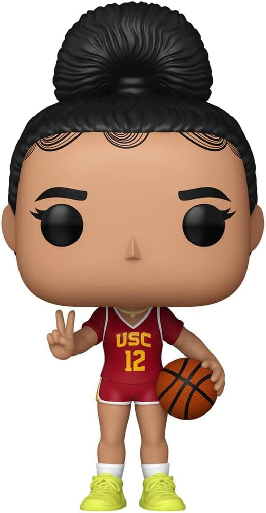 Funko Pop! NCAA USC Trojans JuJu Watkins (Cardinal Jersey) Vinyl Figure #91 with Funko Protector