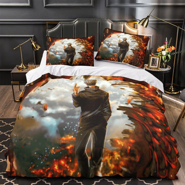 Jujutsu Kaisen Bedding Set Quilt Duvet Cover Without Filler (Online Order Only)