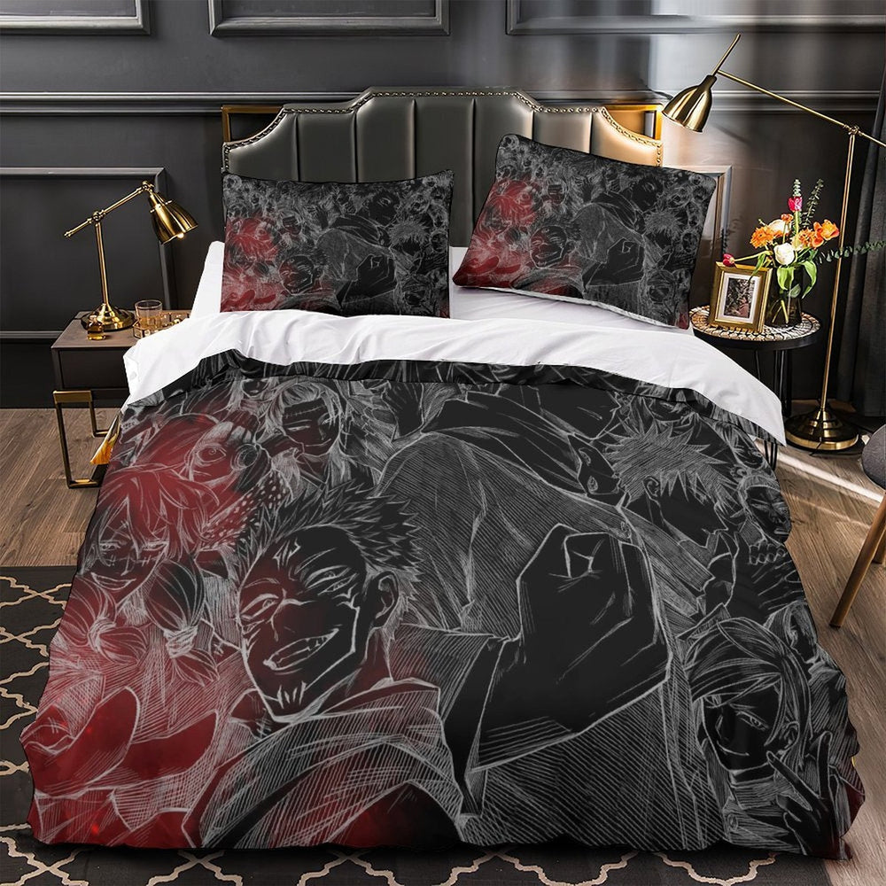 Jujutsu Kaisen Bedding Set Quilt Duvet Cover Without Filler (Online Order Only)