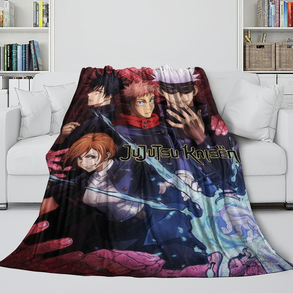 Jujutsu Kaisen Blanket Flannel Fleece Throw Room Decoration (Online Order Only)