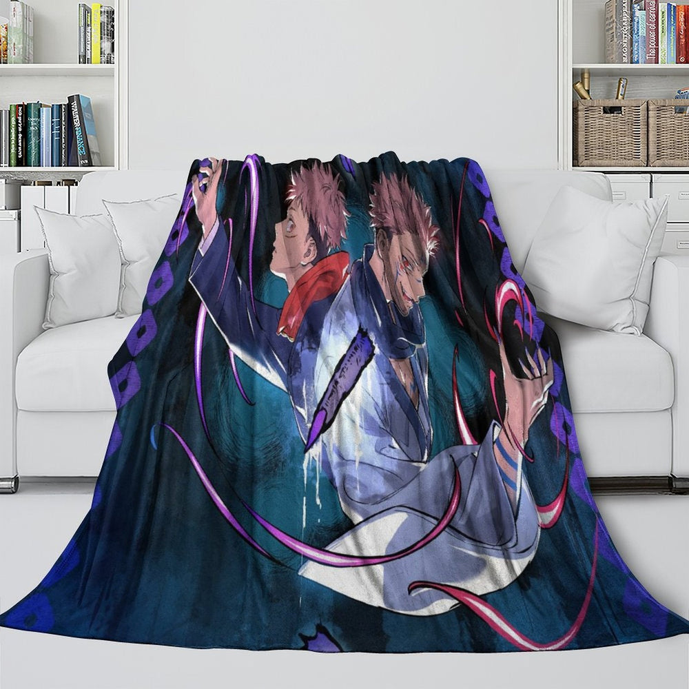 Jujutsu Kaisen Blanket Flannel Throw Kids Room Decoration (Online Order Only)