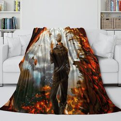 Jujutsu Kaisen Blanket Flannel Throw Kids Room Decoration (Online Order Only)