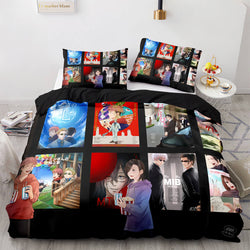 Jujutsu Kaisen Cosplay Bedding Sets Soft Quilt Covers Without Filler (Online Order Only)