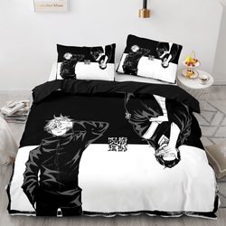 Jujutsu Kaisen Cosplay Bedding Sets Soft Quilt Covers Without Filler (Online Order Only)