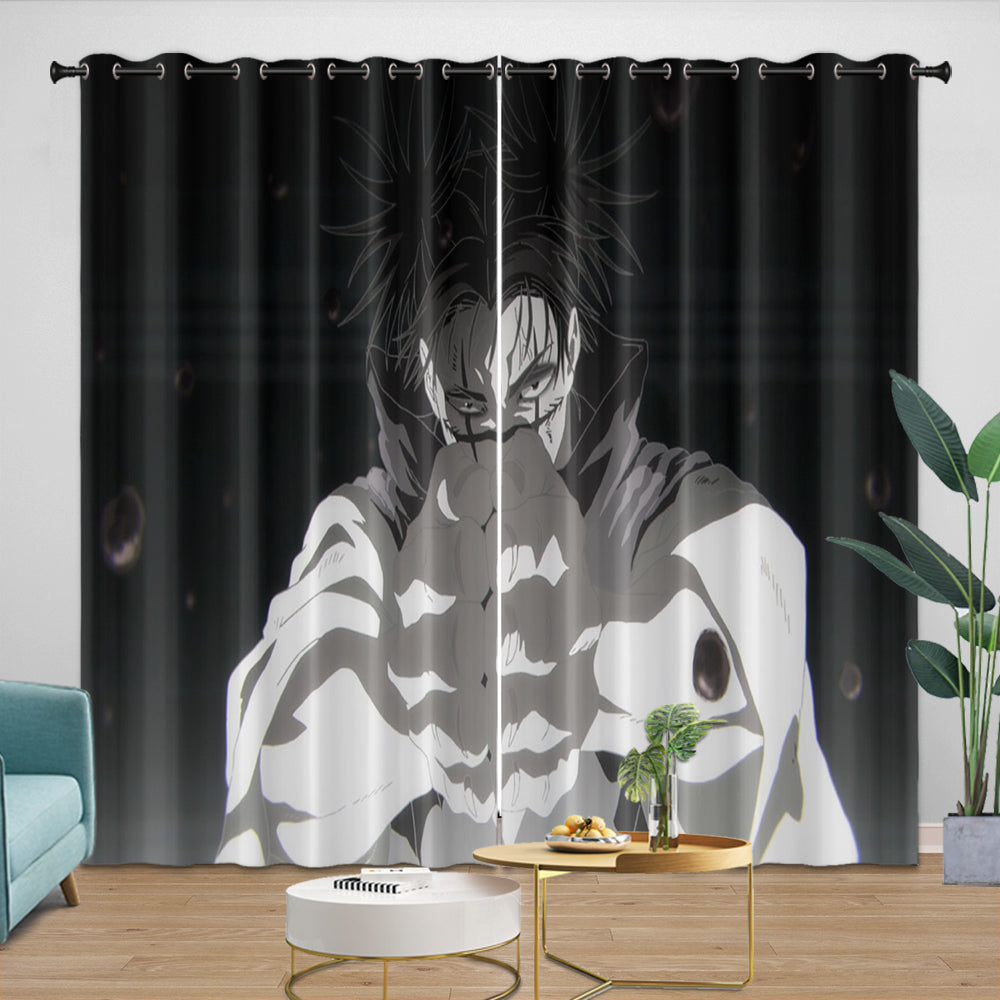 Jujutsu Kaisen Execution Curtains Blackout Window Drapes Room Decoration