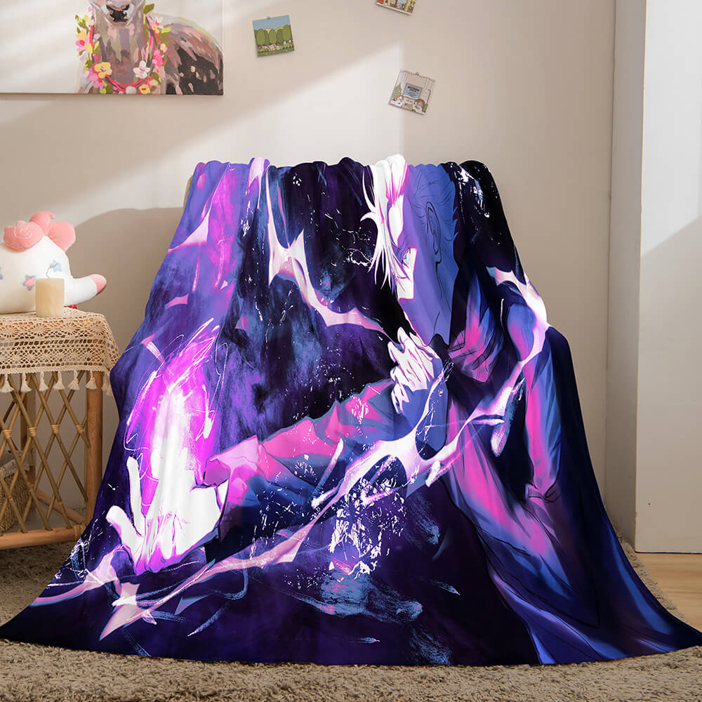 Jujutsu Kaisen Flannel Caroset Throw Cosplay Blanket (Online Order Only)