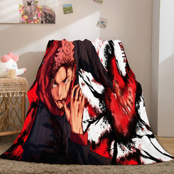 Jujutsu Kaisen Flannel Caroset Throw Cosplay Blanket (Online Order Only)