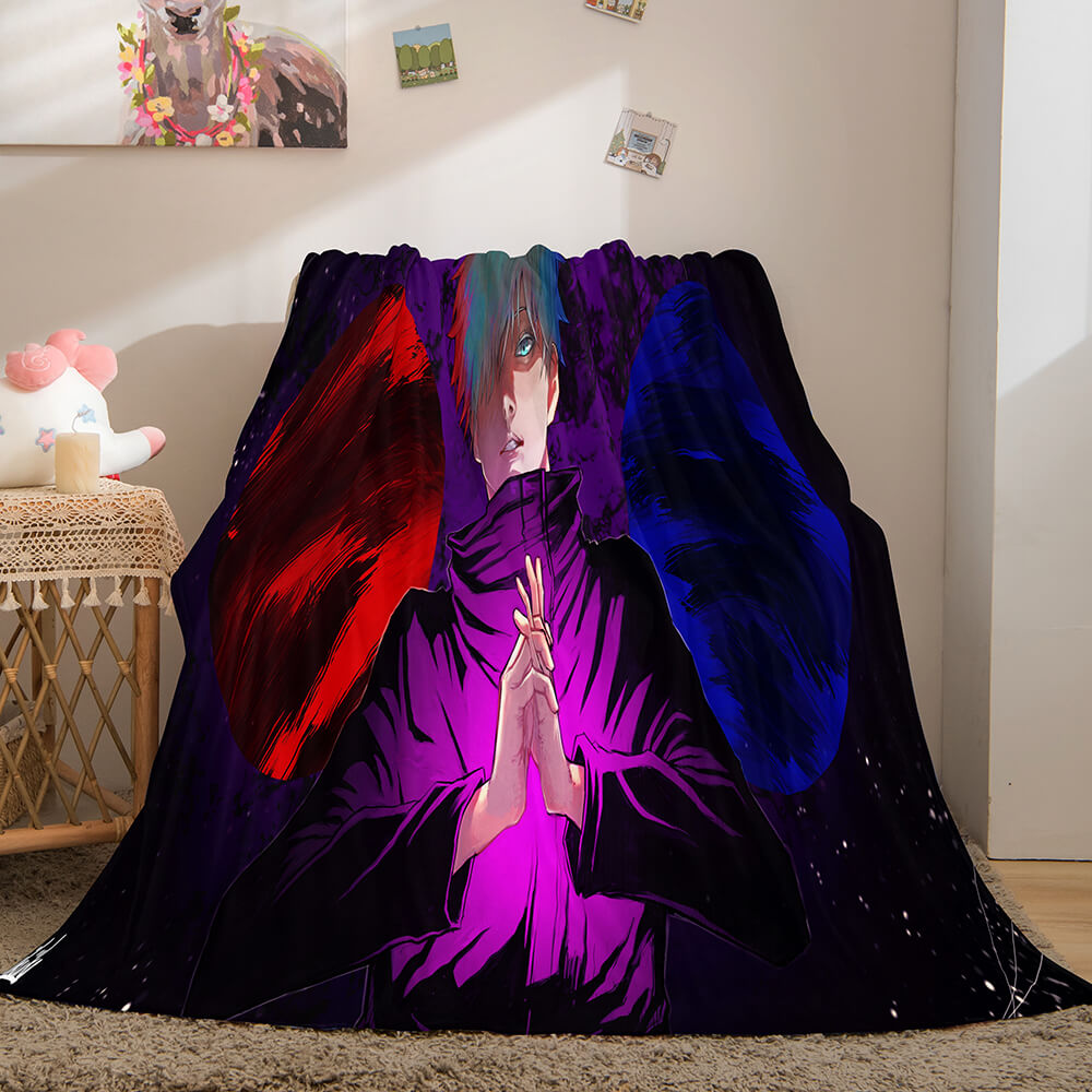 Jujutsu Kaisen Flannel Caroset Throw Cosplay Blanket (Online Order Only)