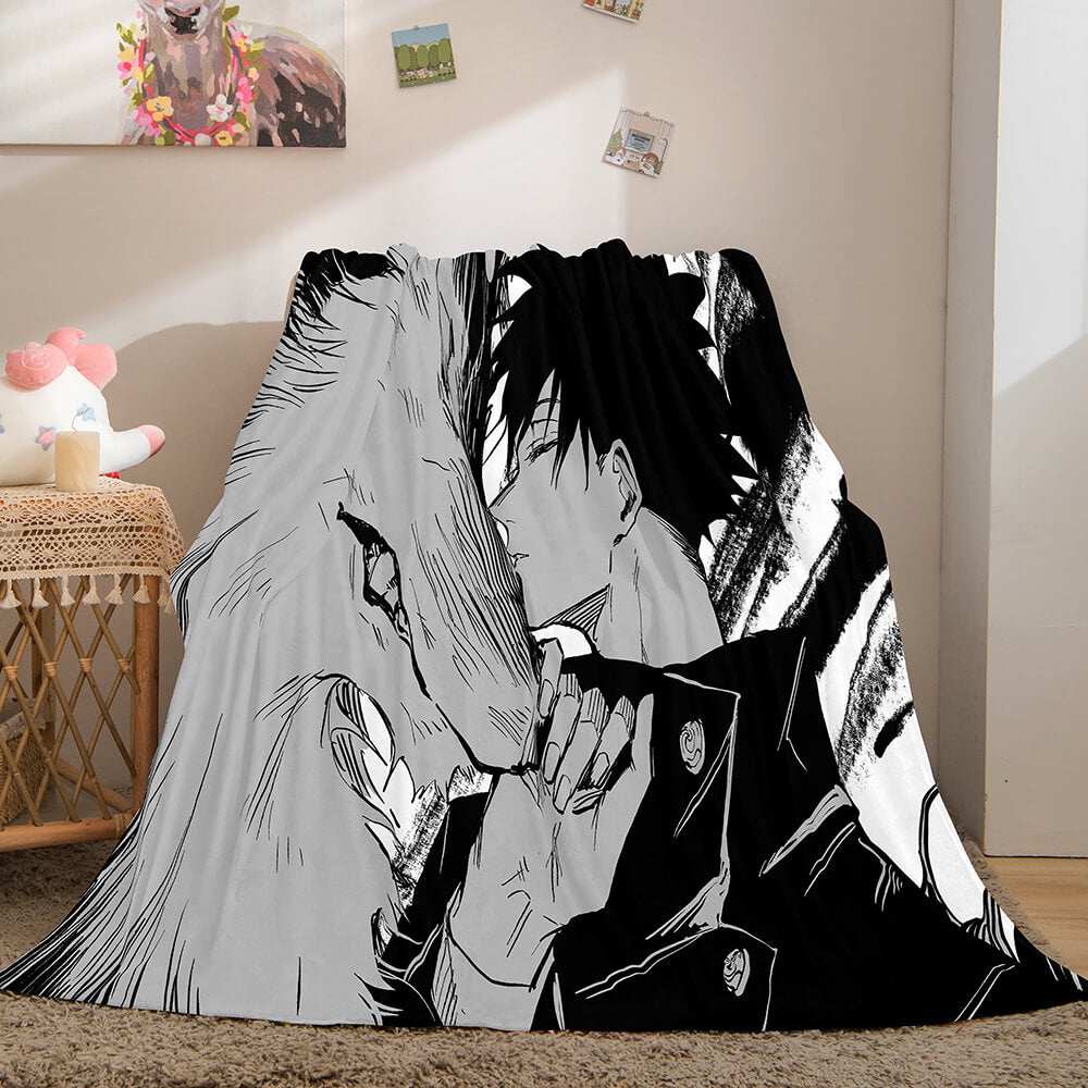 Jujutsu Kaisen Flannel Caroset Throw Cosplay Blanket (Online Order Only)