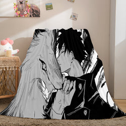 Jujutsu Kaisen Flannel Caroset Throw Cosplay Blanket (Online Order Only)