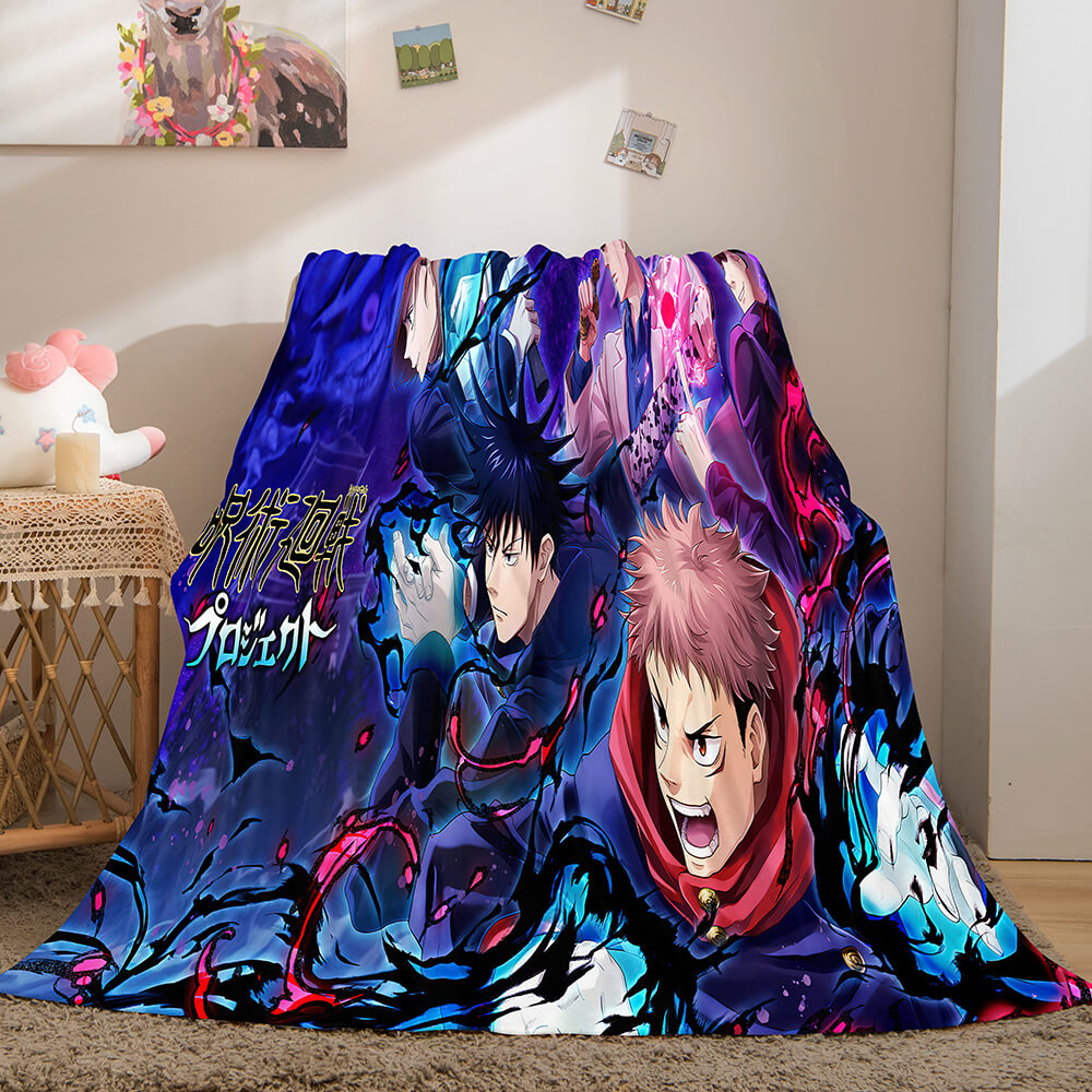 Jujutsu Kaisen Flannel Caroset Throw Cosplay Blanket (Online Order Only)