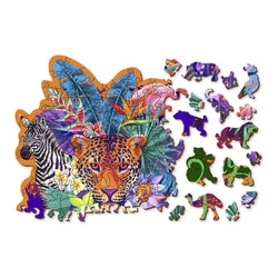 Jungle 155 Piece Wood Jigsaw Puzzle Wooden City (ONLINE ORDER ONLY)