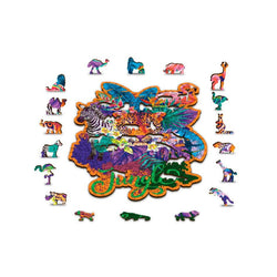 Jungle 300 Piece Wood Jigsaw Puzzle Wooden City (ONLINE ORDER ONLY)