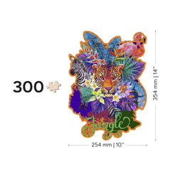 Jungle 300 Piece Wood Jigsaw Puzzle Wooden City (ONLINE ORDER ONLY)