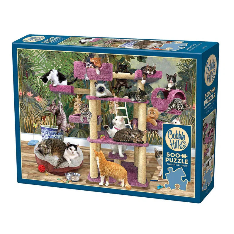 Jungle Cats 500 Piece Jigsaw Puzzle Cobble Hill (ONLINE ORDER ONLY)