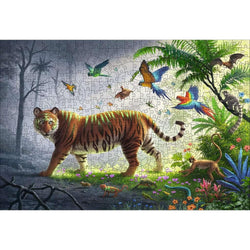 Jungle Tiger 500 Piece Wood Jigsaw Puzzle Ravensburger (ONLINE ORDER ONLY)