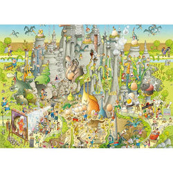 Jurassic Habitat Funky Zoo 1000 Piece Jigsaw Puzzle Heye (ONLINE ORDER ONLY)