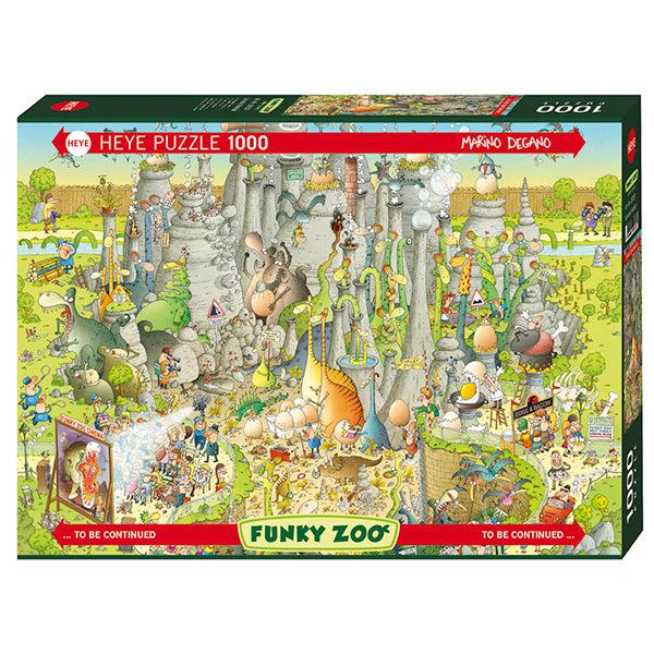 Jurassic Habitat Funky Zoo 1000 Piece Jigsaw Puzzle Heye (ONLINE ORDER ONLY)
