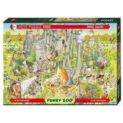 Jurassic Habitat Funky Zoo 1000 Piece Jigsaw Puzzle Heye (ONLINE ORDER ONLY)