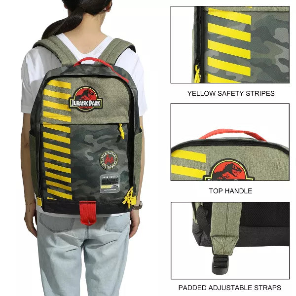 Jurassic Park Ranger Camo 16" Backpack (Online Order Only)
