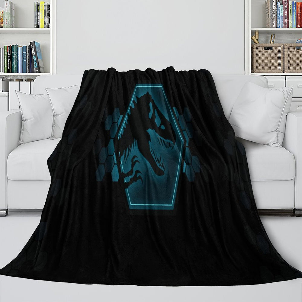 Jurassic World Blanket Flannel Throw Room Decoration (ONLINE ORDER ONLY)