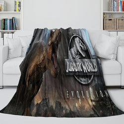Jurassic World Blanket Flannel Throw Room Decoration (ONLINE ORDER ONLY)