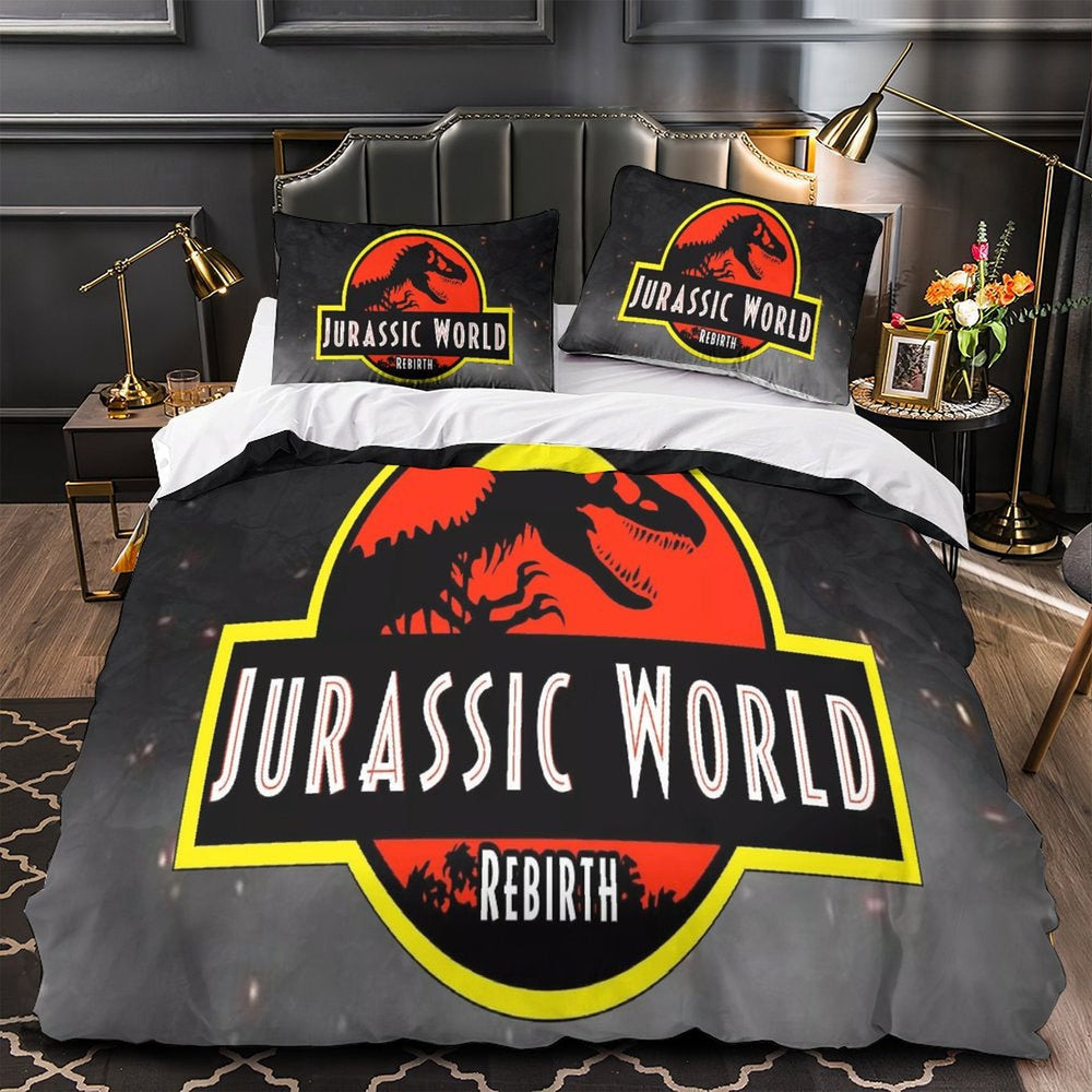 Jurassic World Rebirth Bedding Set Quilt Duvet Cover Without Filler (Online Order Only)