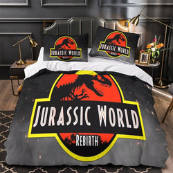 Jurassic World Rebirth Bedding Set Quilt Duvet Cover Without Filler (Online Order Only)