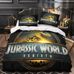 Jurassic World Rebirth Bedding Set Quilt Duvet Cover Without Filler (Online Order Only)