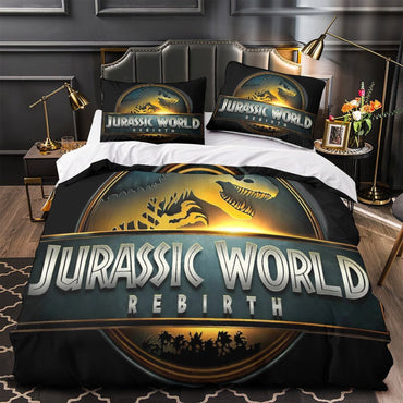 Jurassic World Rebirth Bedding Set Quilt Duvet Cover Without Filler (Online Order Only)