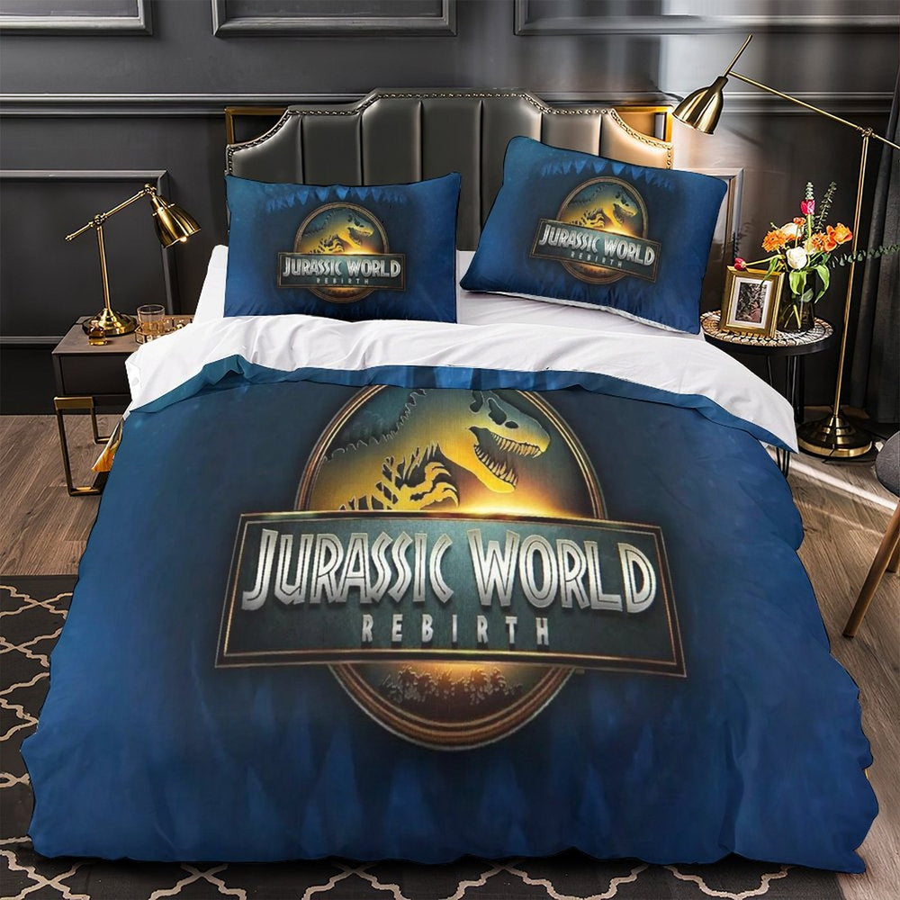 Jurassic World Rebirth Bedding Set Quilt Duvet Cover Without Filler (Online Order Only)