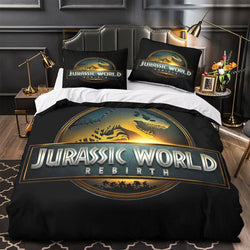 Jurassic World Rebirth Duvet Cover Dinosaur Bedding Set Without Filler (ONLINE ORDER ONLY)