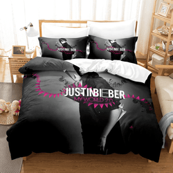 Justin Bieber Cosplay Bedding Set Quilt Cover Room Decoration (Online Order Only)