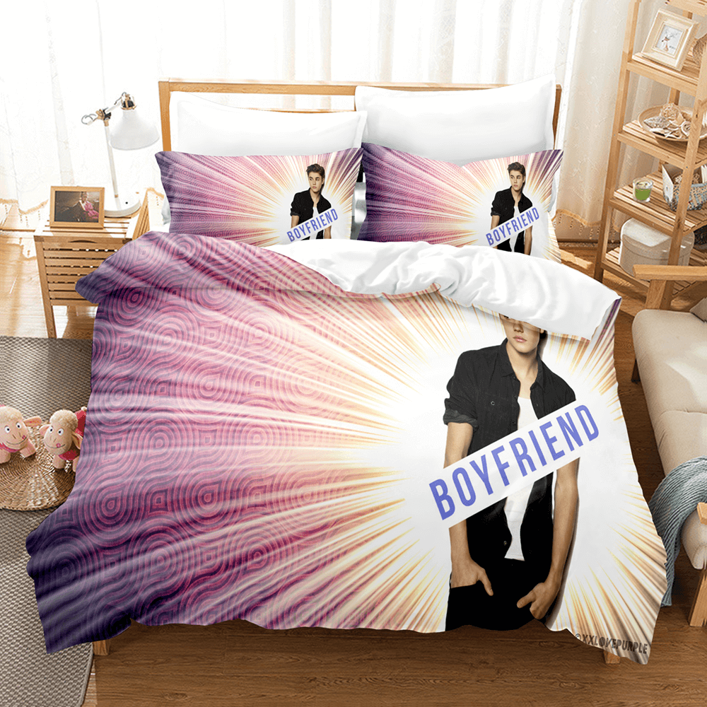 Justin Bieber Cosplay Bedding Set Quilt Cover Room Decoration (Online Order Only)