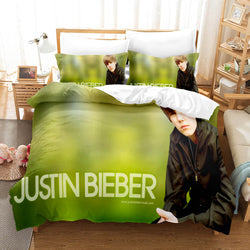Justin Bieber Cosplay Bedding Set Quilt Cover Room Decoration (Online Order Only)