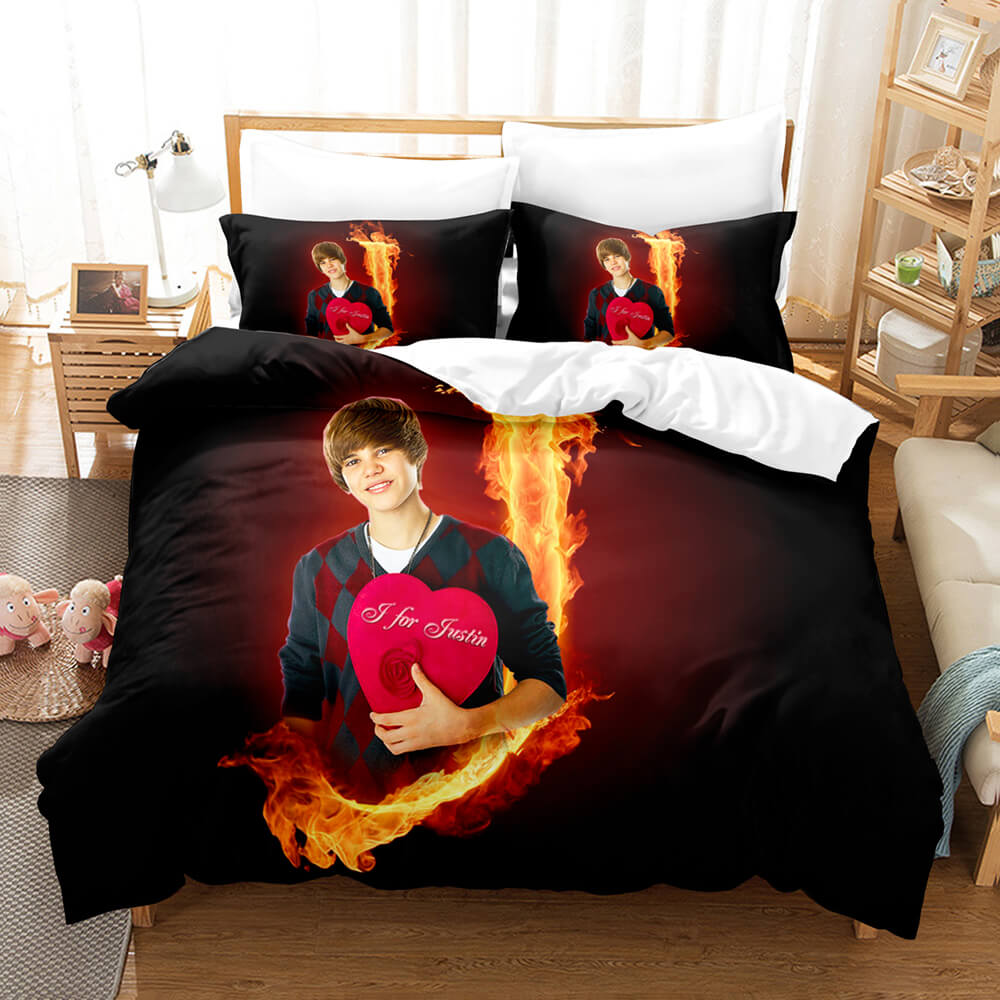 Justin Bieber Cosplay Bedding Set Quilt Cover Room Decoration (Online Order Only)