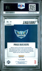 Graded 2025 Panini Instant Paige Bueckers #14 Rookie RC Basketball Card PSA 8 Near Mint (ONLINE ORDER ONLY)