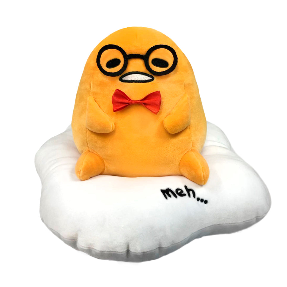 Fiesta: Sanrio Gudetama - 10-Inch Gudetama with Glasses Plush (ONLINE ORDER ONLY)