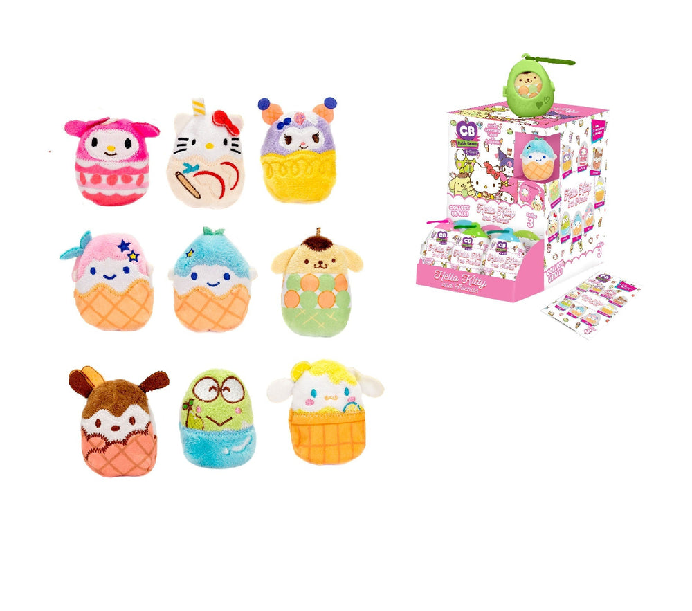 Fiesta: Cutie Beans Sanrio Favorite Flavor - 1 Blind Plastic Egg with 3" Plush Clip (ONLINE ORDER ONLY)
