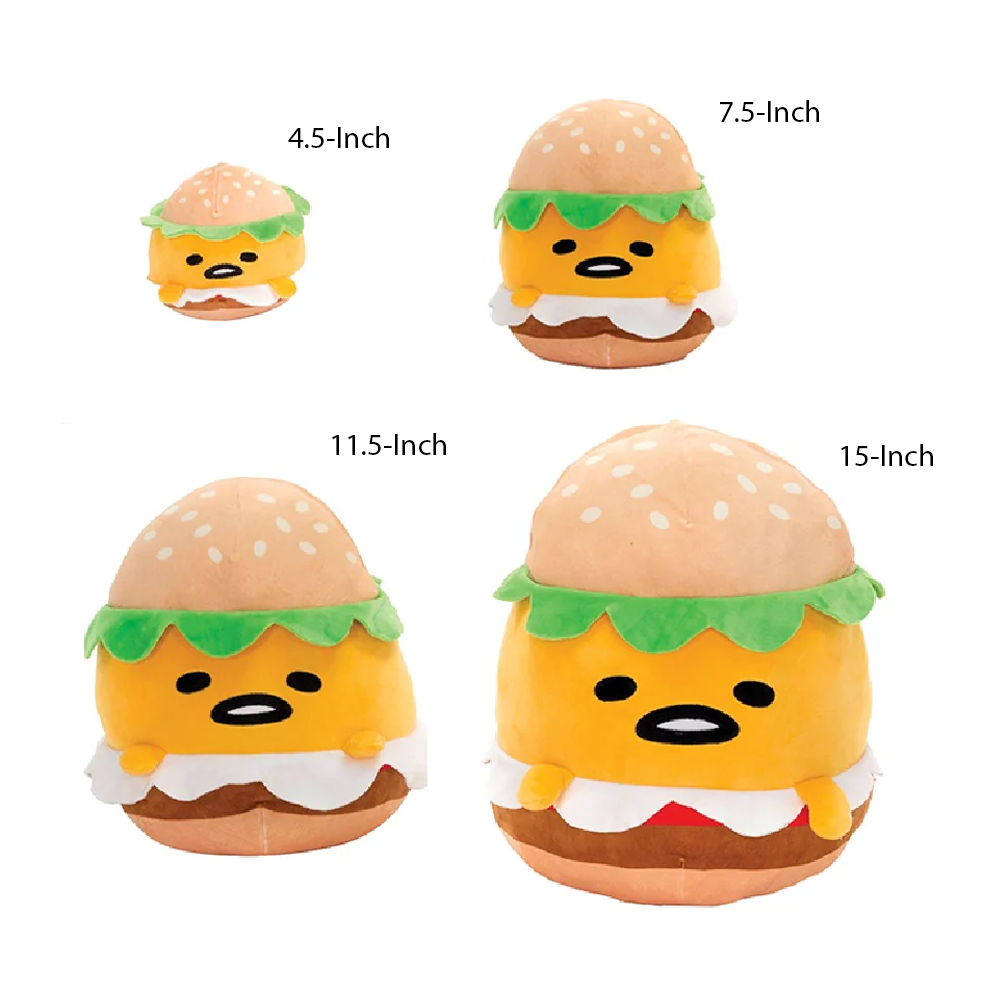 Fiesta: Sanrio Gudetama Hamburger Plush (ONLINE ORDER ONLY)