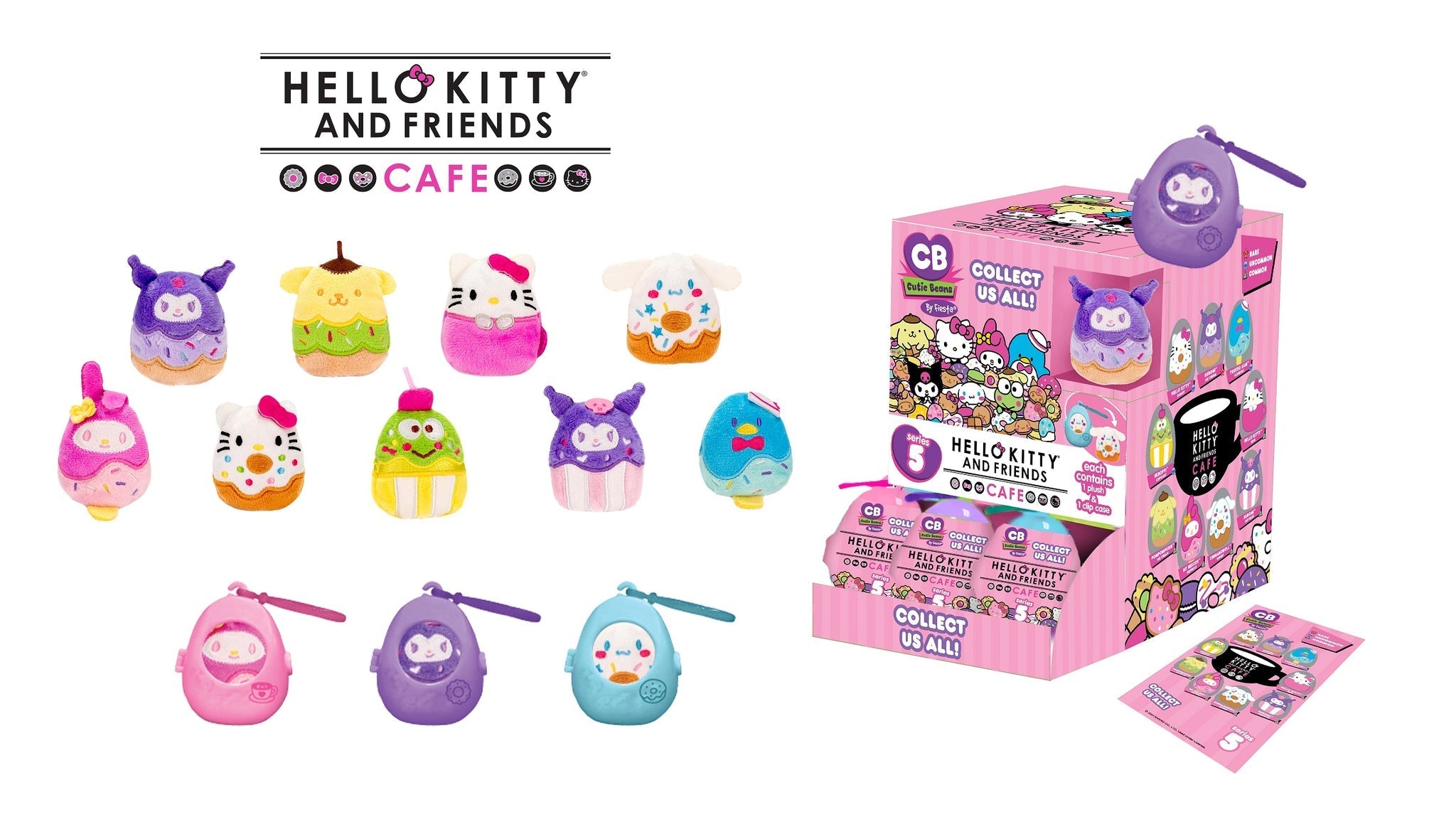 Fiesta: Cutie Beans Sanrio: Hello Kitty Cafe - 1 Blind Plastic Egg with 3.5